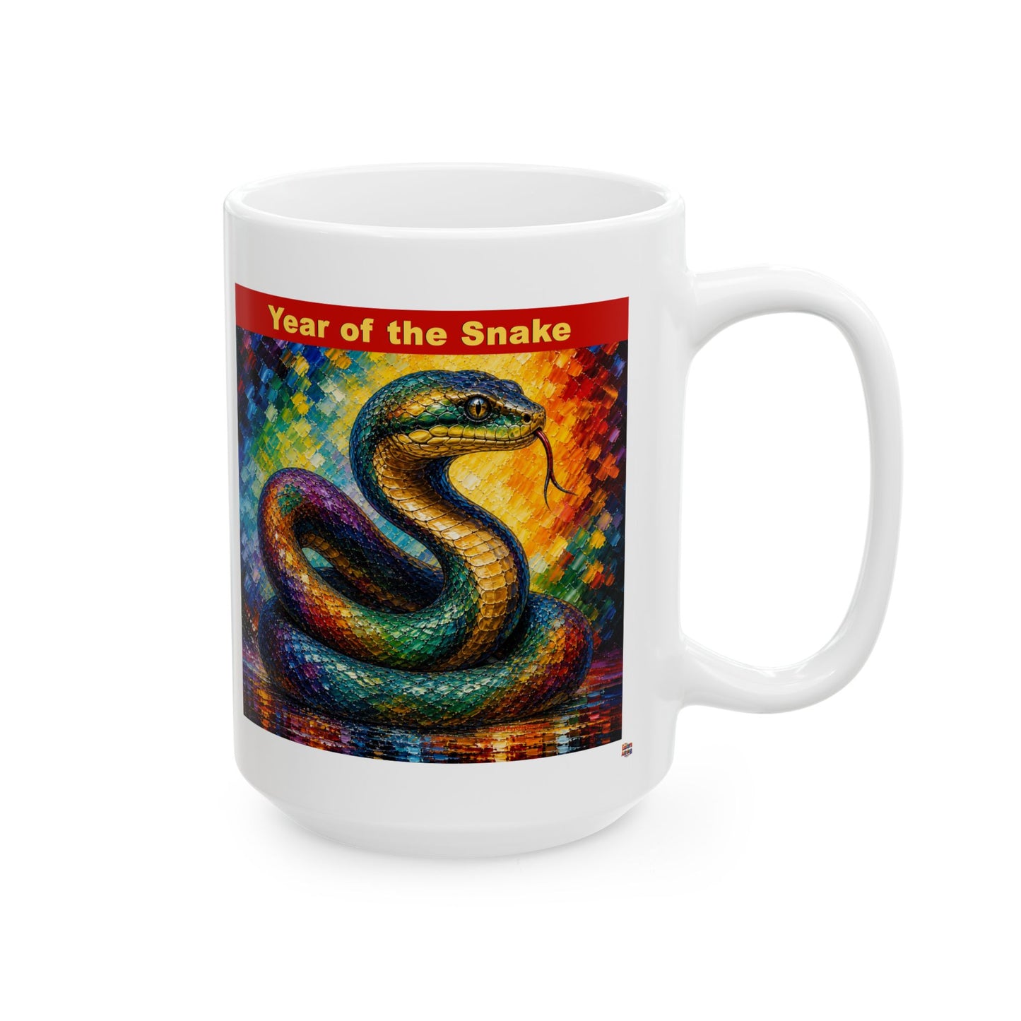 Eastern Year of the Snake Mug | Ceramic Coffee Mug 11oz. | 15oz.