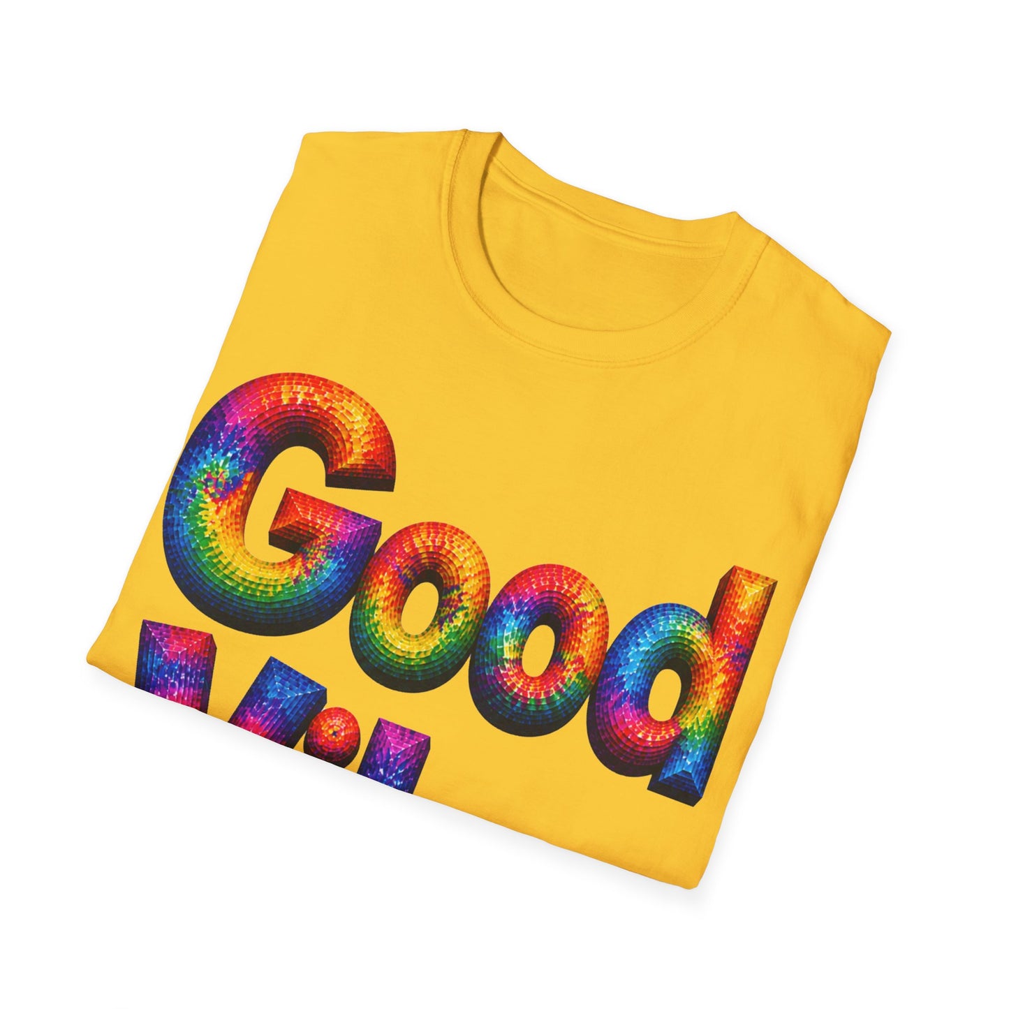 Good Vibes Tie-Dye T-Shirt | 13 Colors | S - 3XL