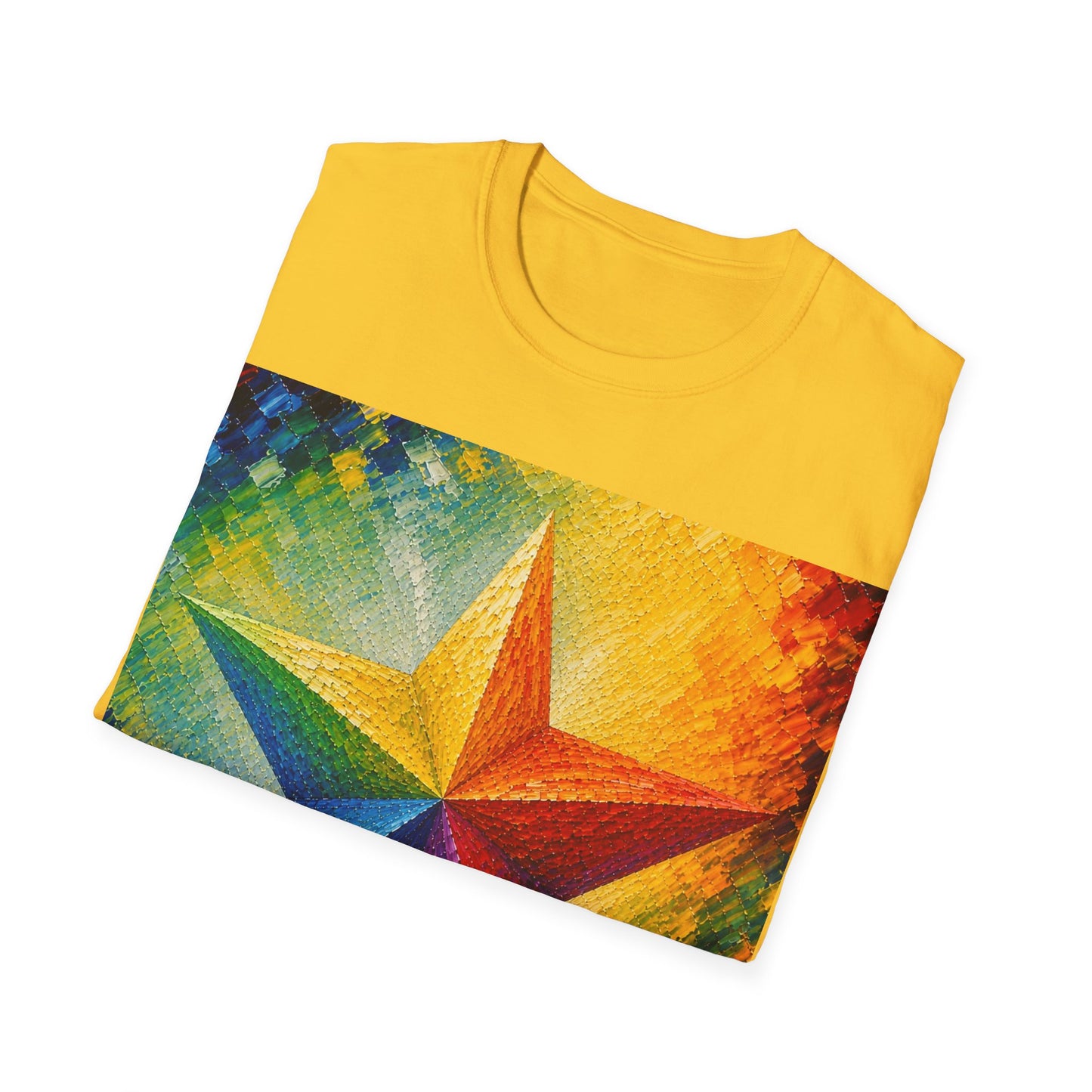 Good Vibes Painted Star T-Shirt | 13 Colors | S - 3XL