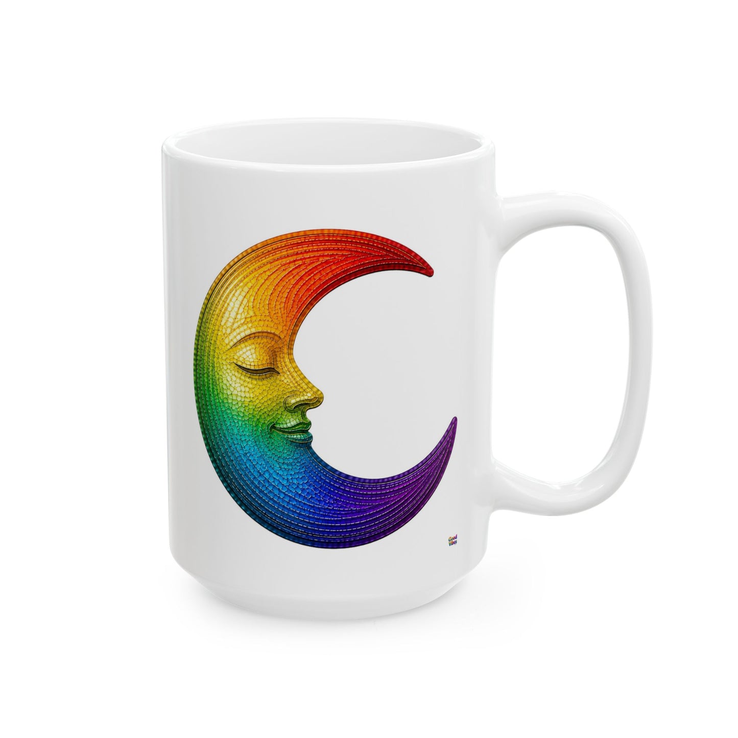 Good Vibes Moon Mug | Ceramic Coffee Mug 11oz. | 15oz.