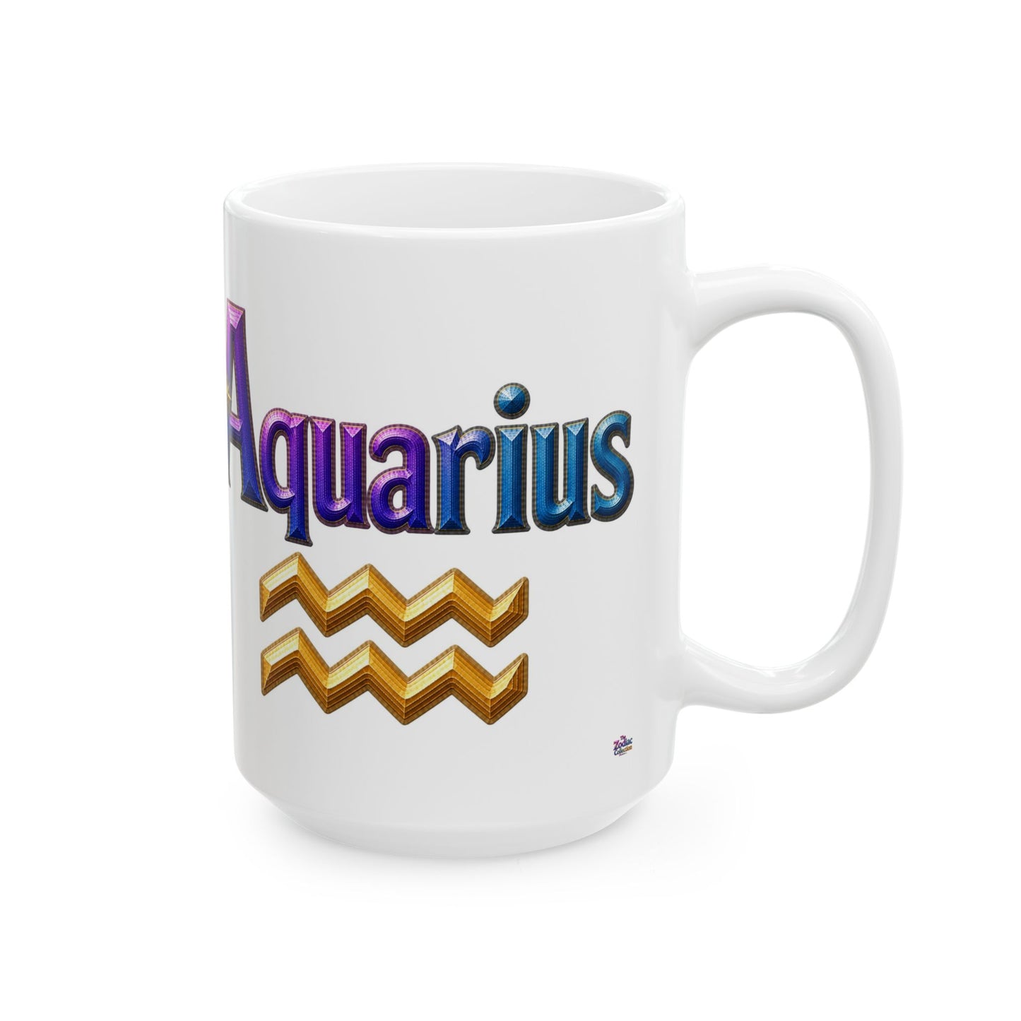 Aquarius Zodiac Mug | Ceramic Coffee Mug 11oz. | 15oz.