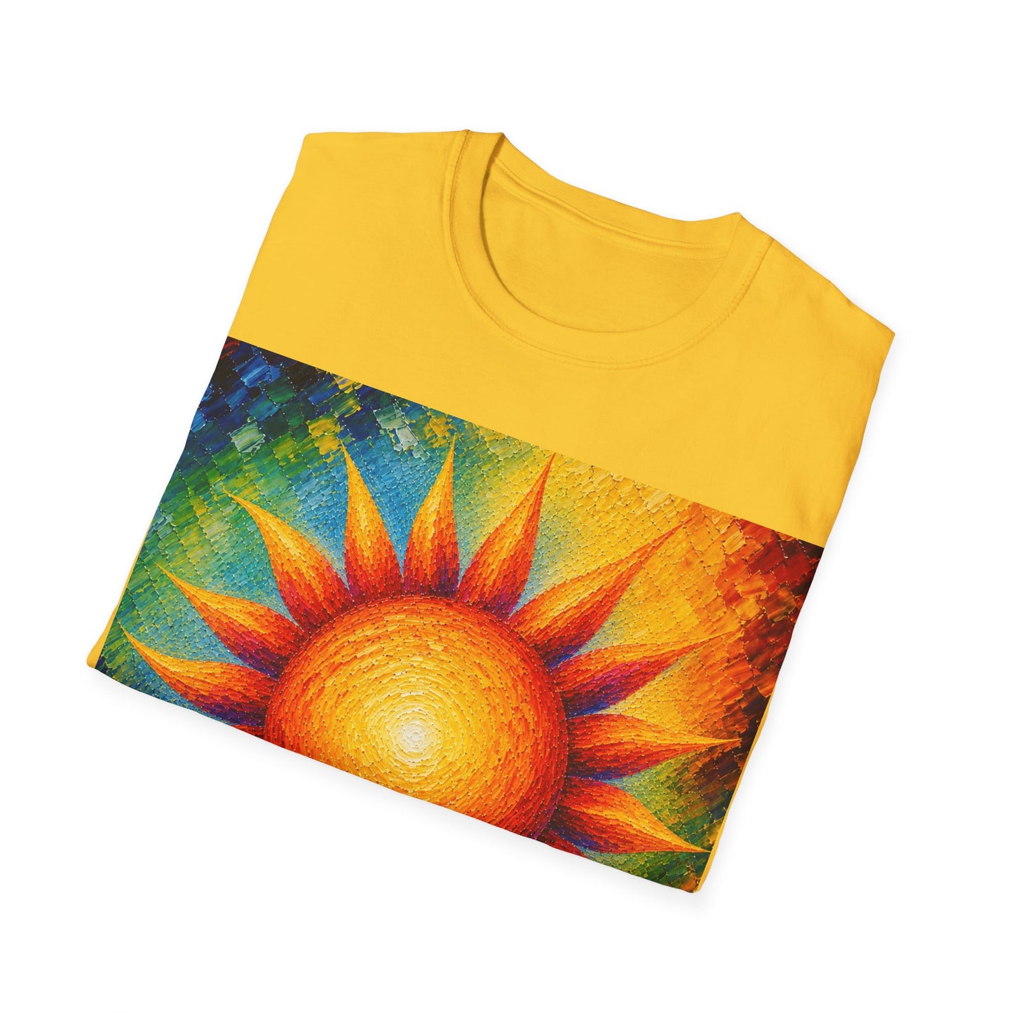 Good Vibes Painted Sun T-Shirt | 13 Colors | S - 3XL