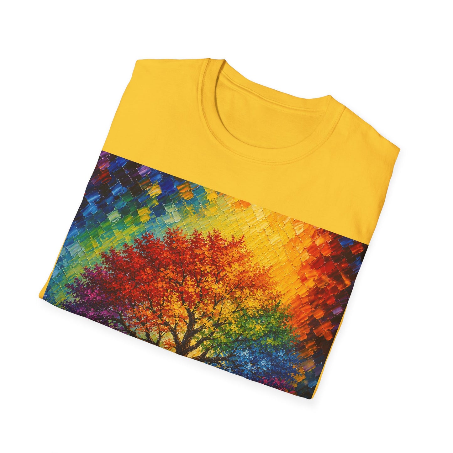 Good Vibes Painted Tree T-Shirt | 13 Colors | S - 3XL