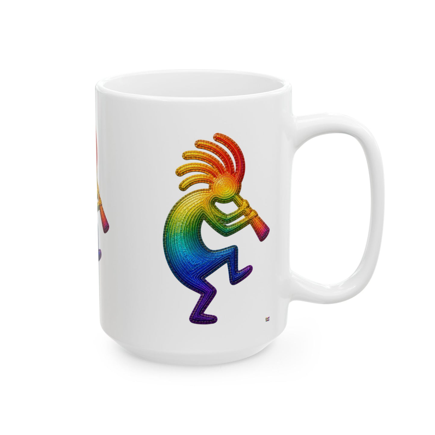 Good Vibes Kokopelli Mug | Ceramic Coffee Mug 11oz. | 15oz.