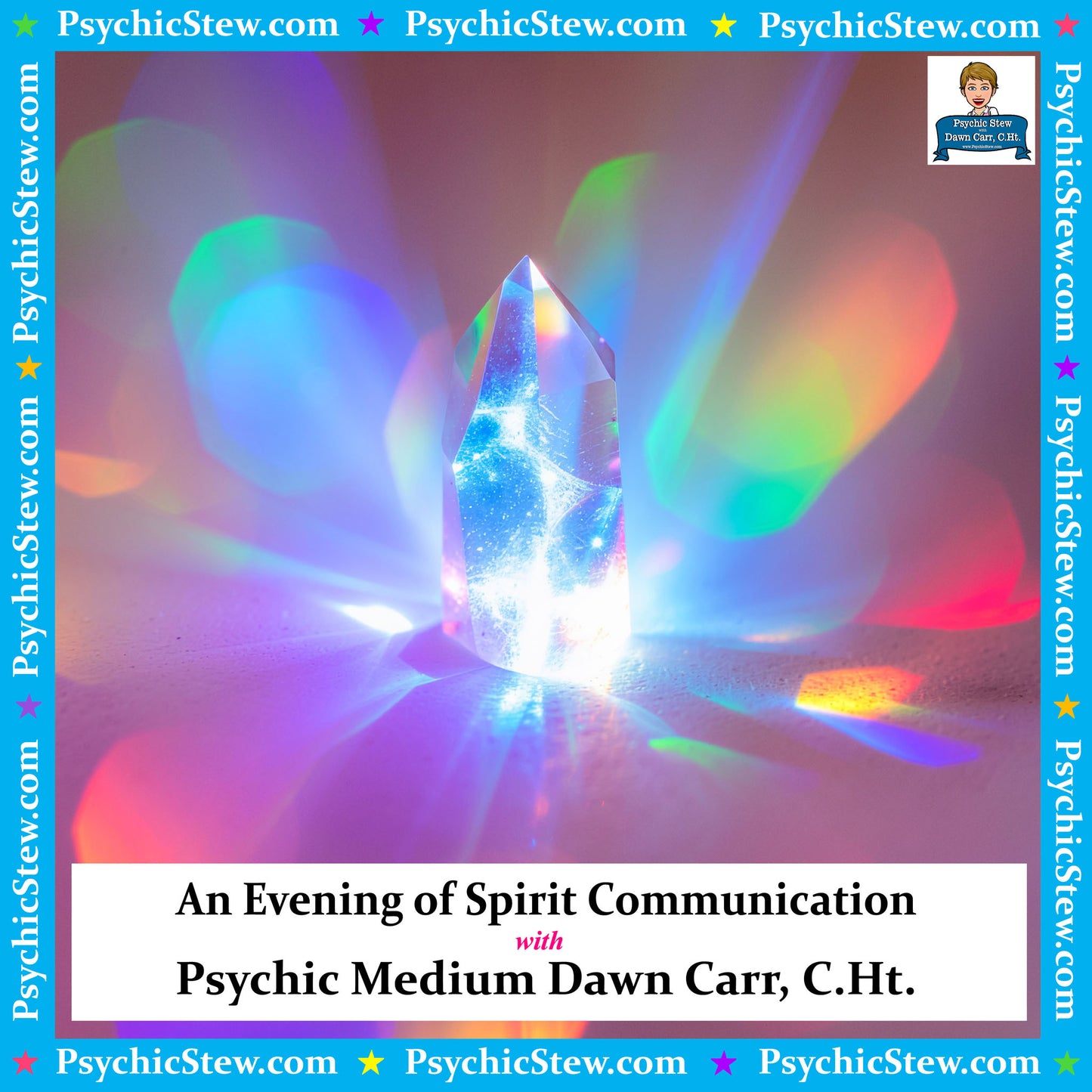 An Evening of Spirit Communication with Psychic Medium Dawn Carr, C.Ht.