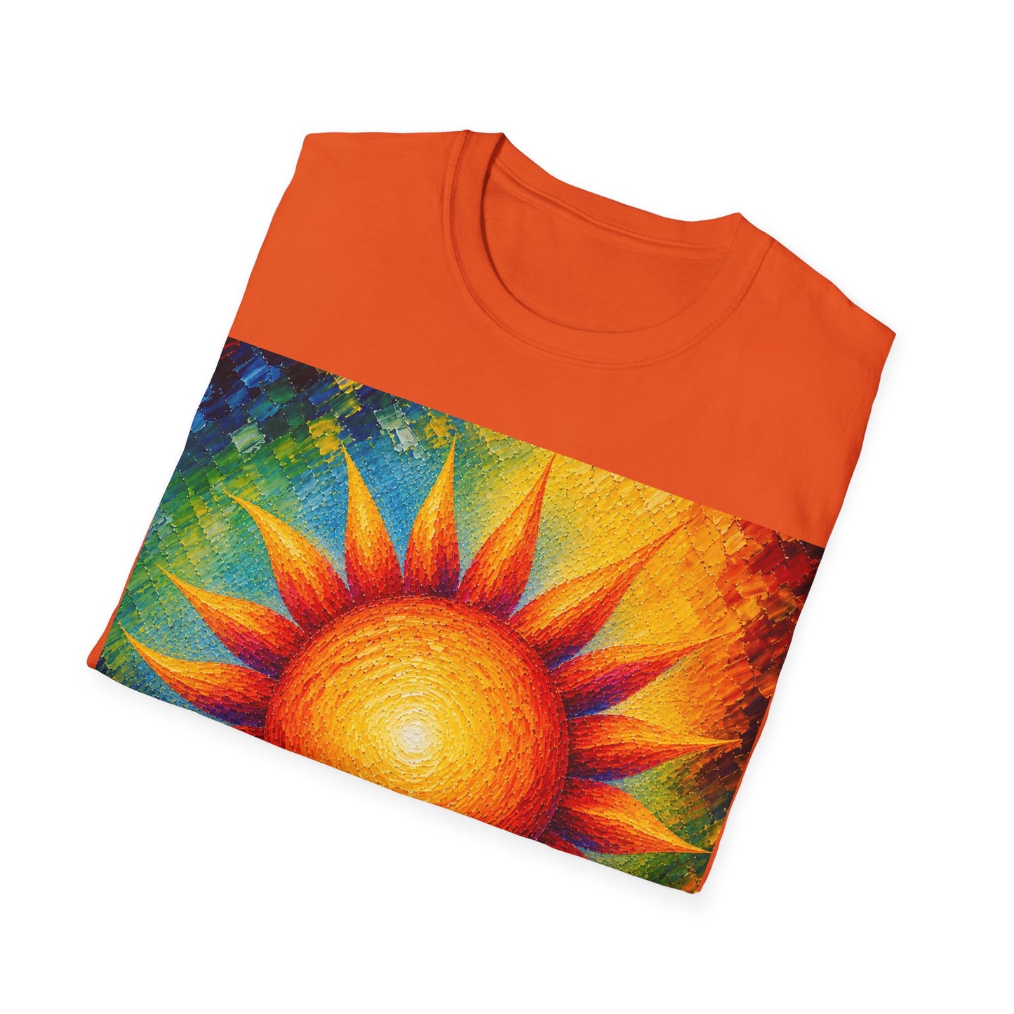 Good Vibes Painted Sun T-Shirt | 13 Colors | S - 3XL