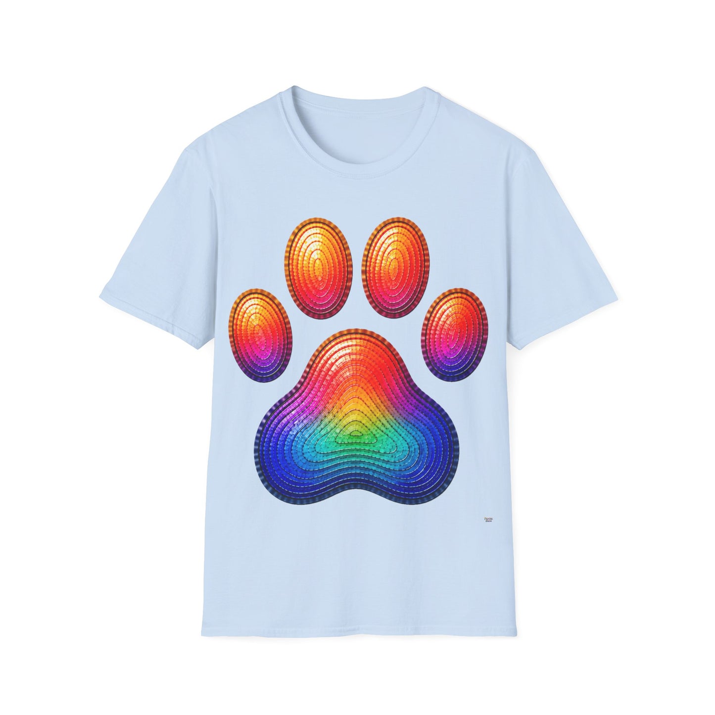 Good Vibes Paw Print T-Shirt | 13 Colors | S - 3XL