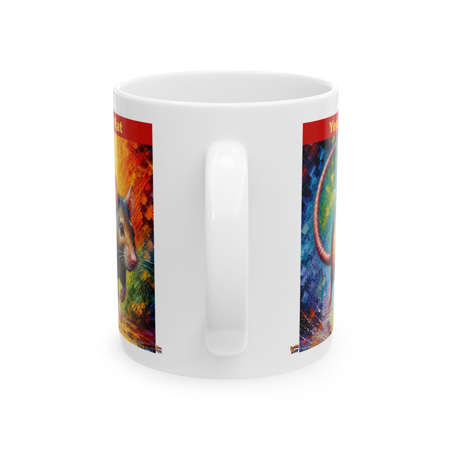 Eastern Year of the Rat Mug | Ceramic Coffee Mug 11oz. | 15oz.