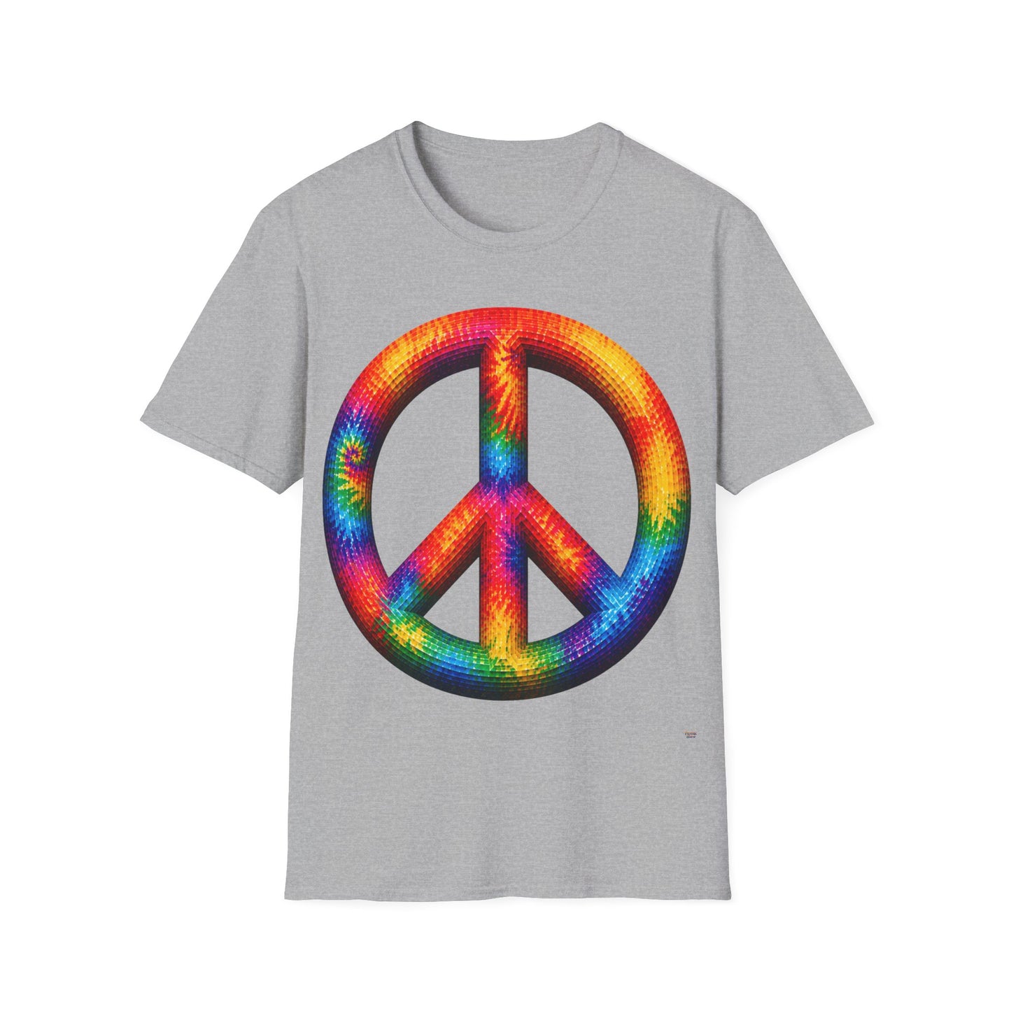Good Vibes Tie-Dye Peace T-Shirt | 13 Colors | S - 3XL