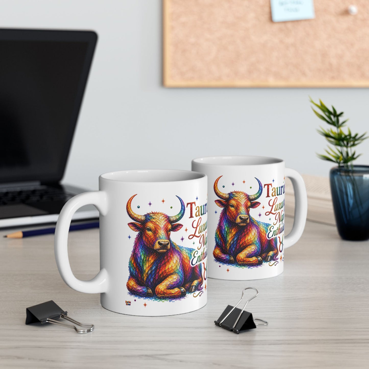 The Taurus Mug | Ceramic Coffee Mug 11oz. | 15oz.