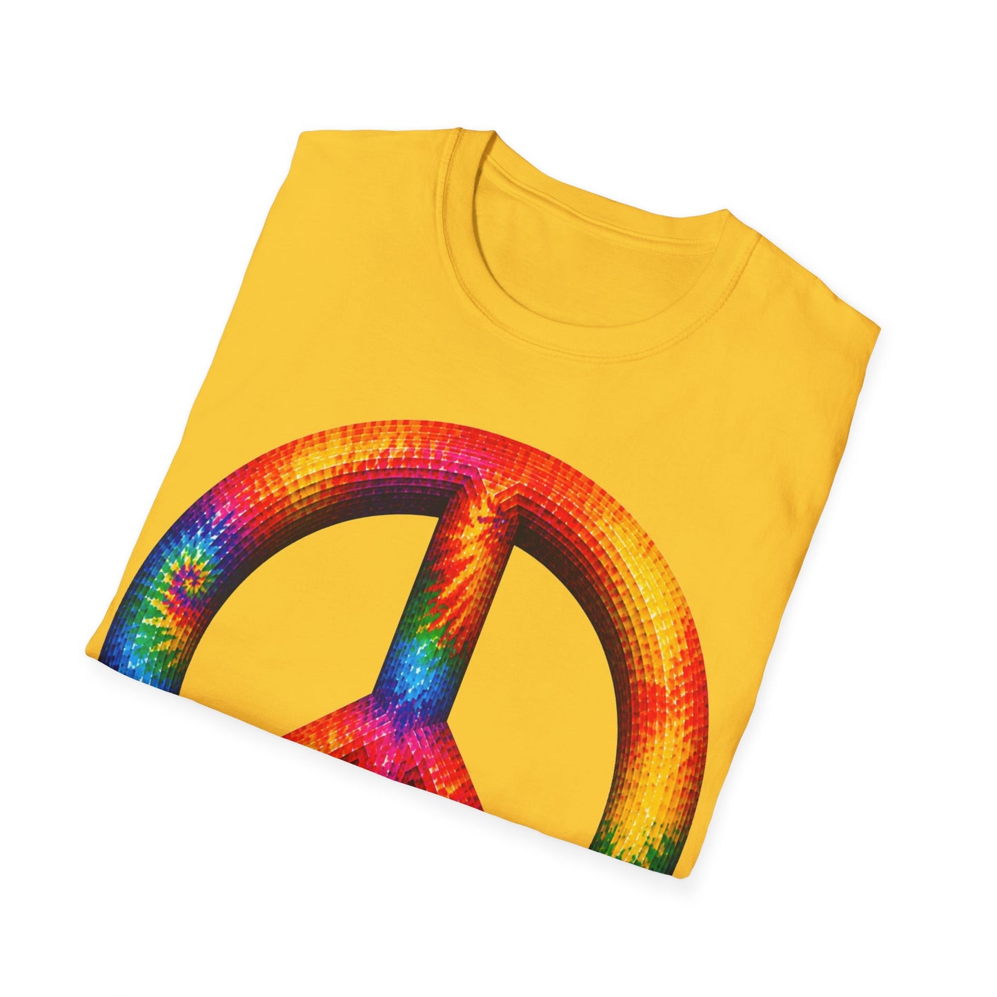 Good Vibes Tie-Dye Peace T-Shirt | 13 Colors | S - 3XL