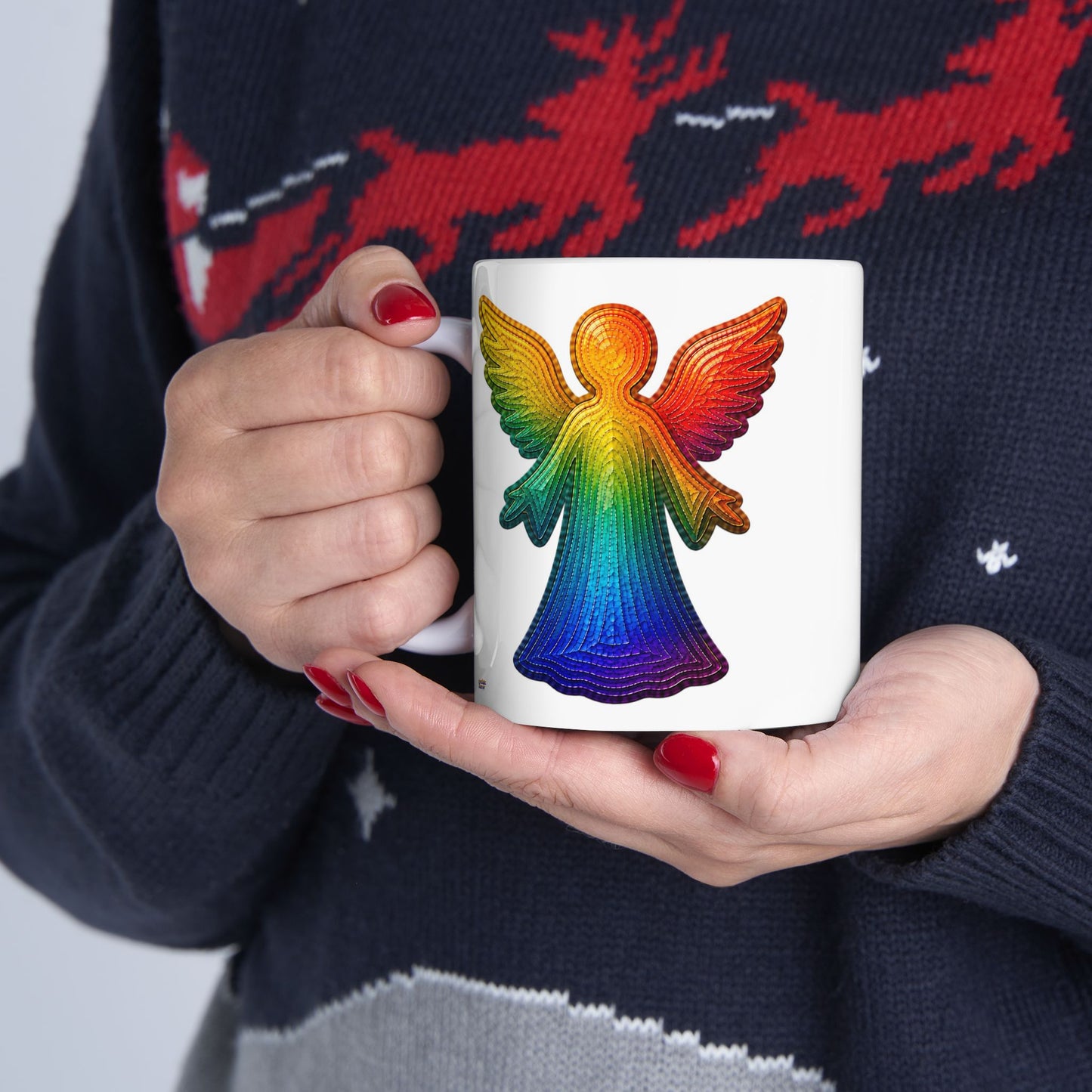 Good Vibes Angel Mug | Ceramic Coffee Mug 11oz. | 15oz.