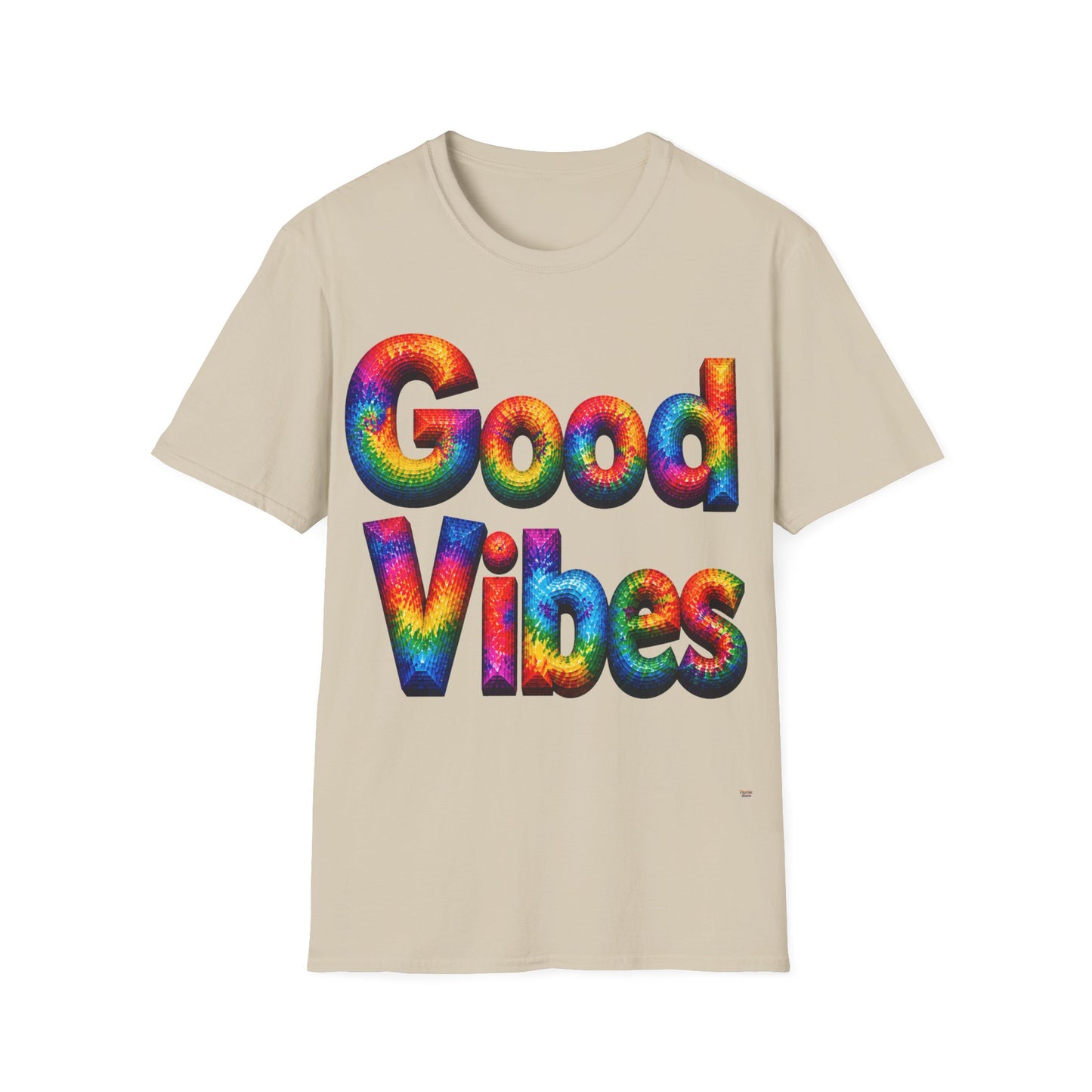 Good Vibes Tie-Dye T-Shirt | 13 Colors | S - 3XL