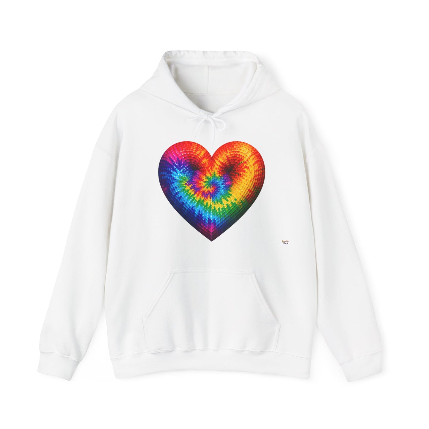Tie-Dye Heart Hoodie | The Good Vibes Collection