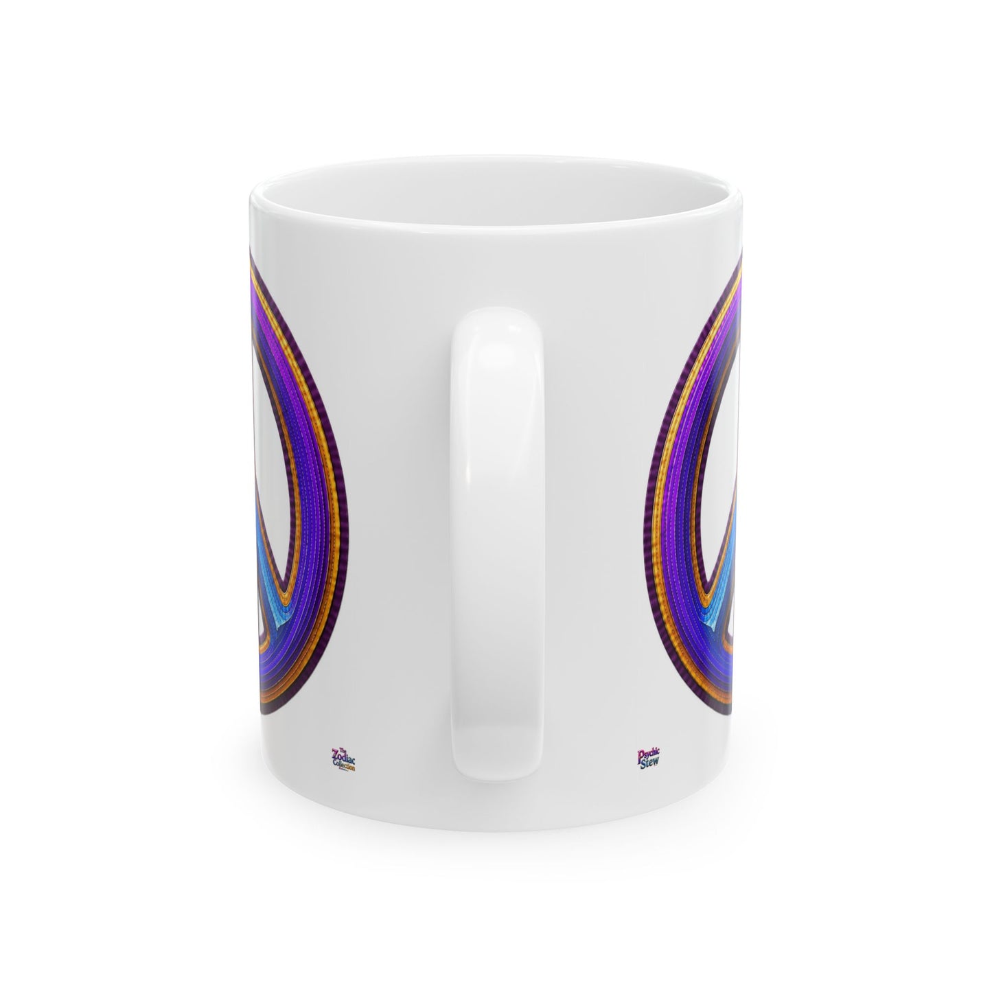 Zodiac 3D Peace Mug | Ceramic Coffee Mug 11oz. | 15oz.