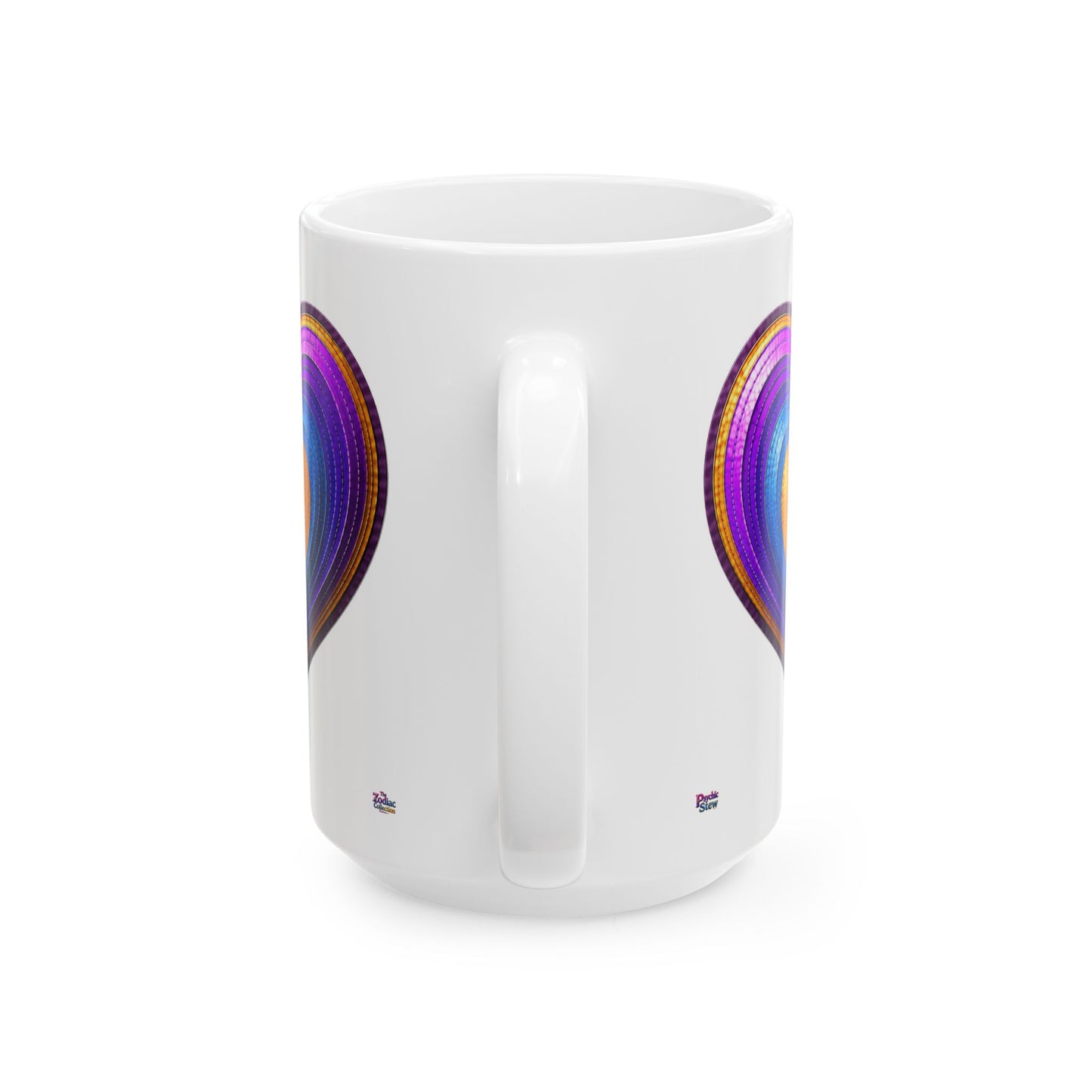 Zodiac 3D Heart Mug | Ceramic Coffee Mug 11oz. | 15oz.