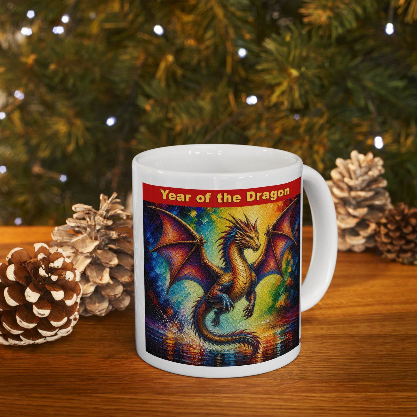 Eastern Year of the Dragon Mug | Ceramic Coffee Mug 11oz. | 15oz.