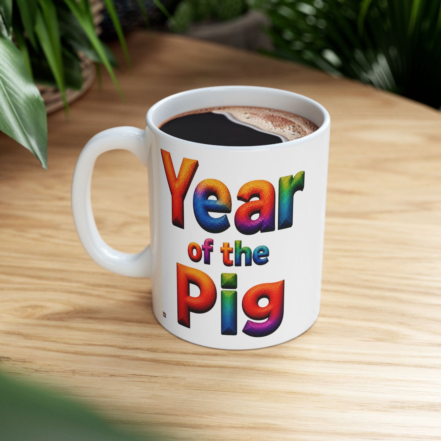 Year of the Pig Mug | Ceramic Coffee Mug 11oz. | 15oz.