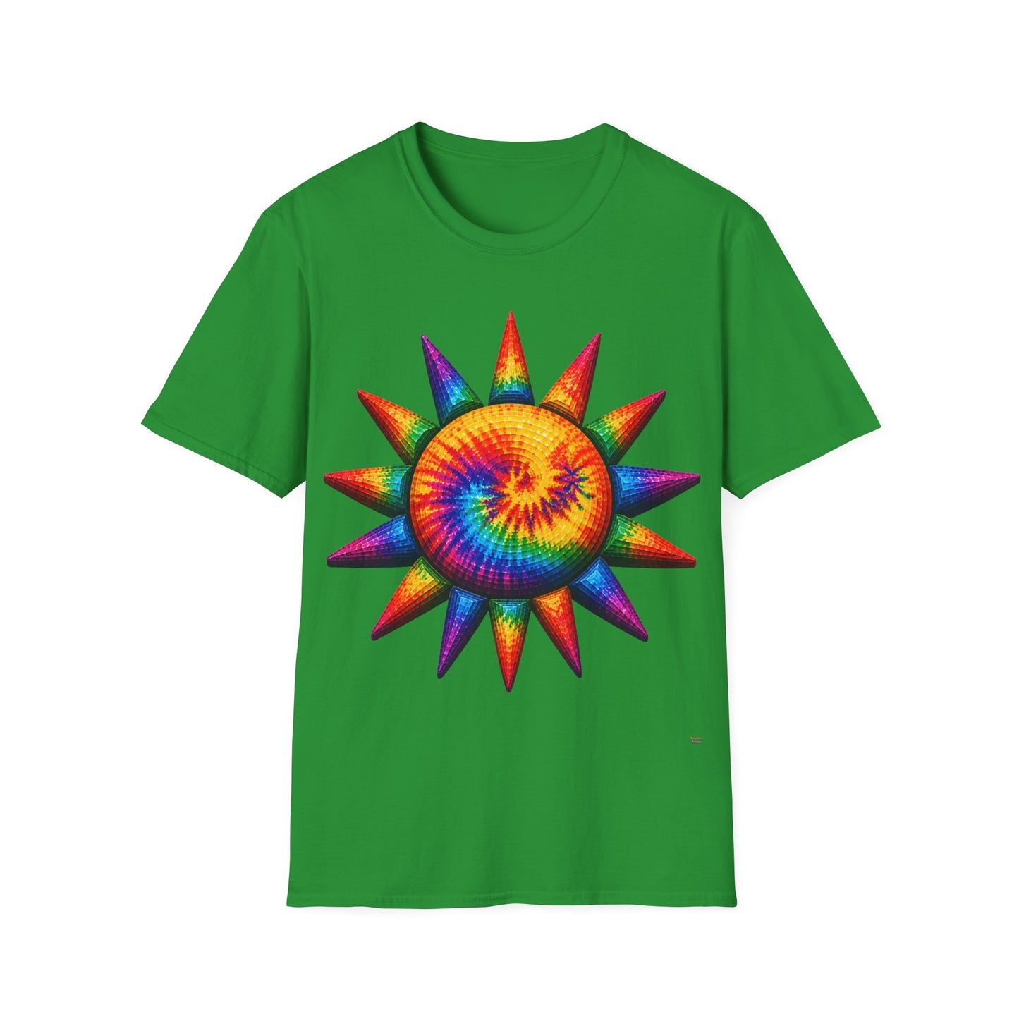 Good Vibes Tie-Dye Sun T-Shirt | 13 Colors | S - 3XL