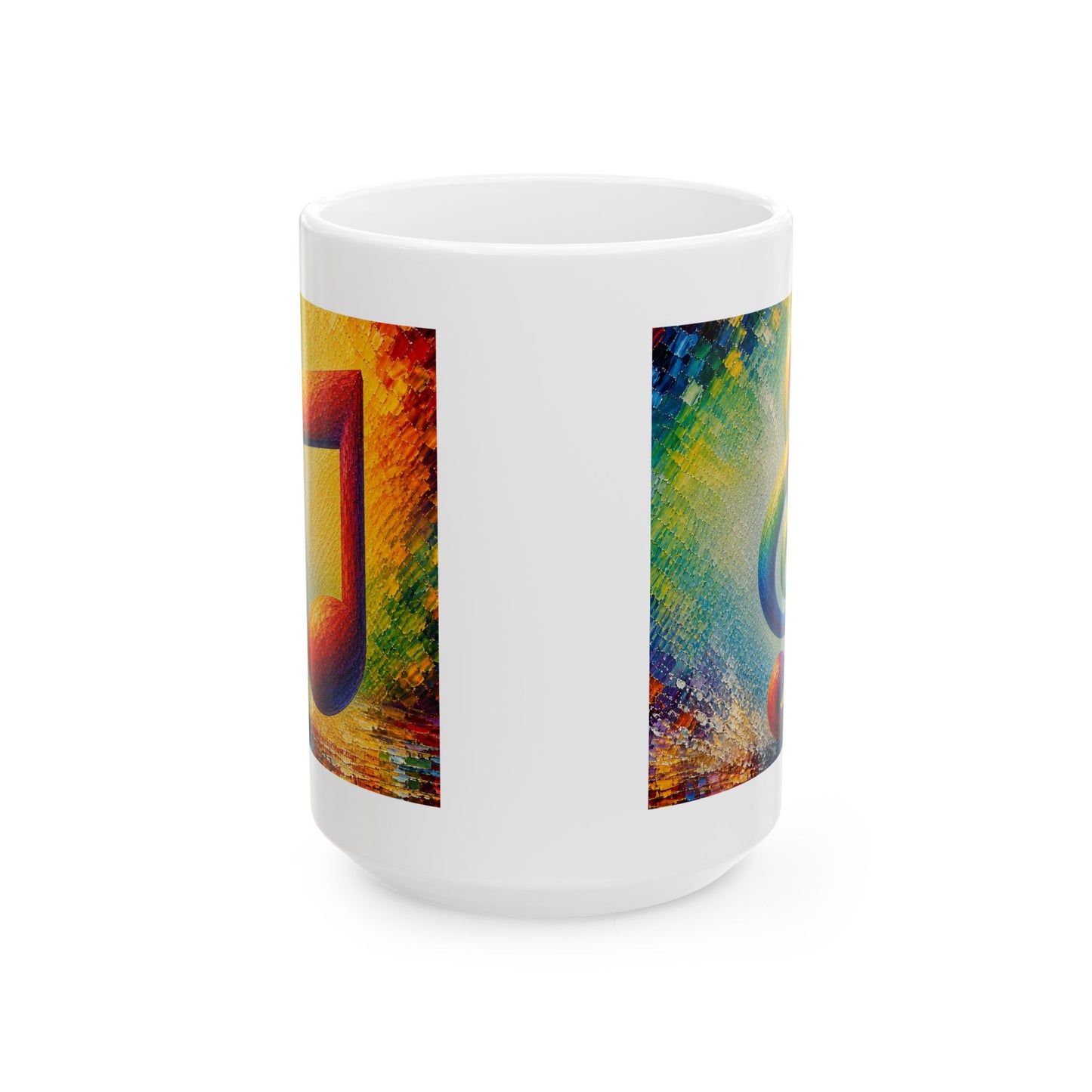 Good Vibes Painted Picturesque Music Mug | Ceramic Coffee Mug 11oz. | 15oz.