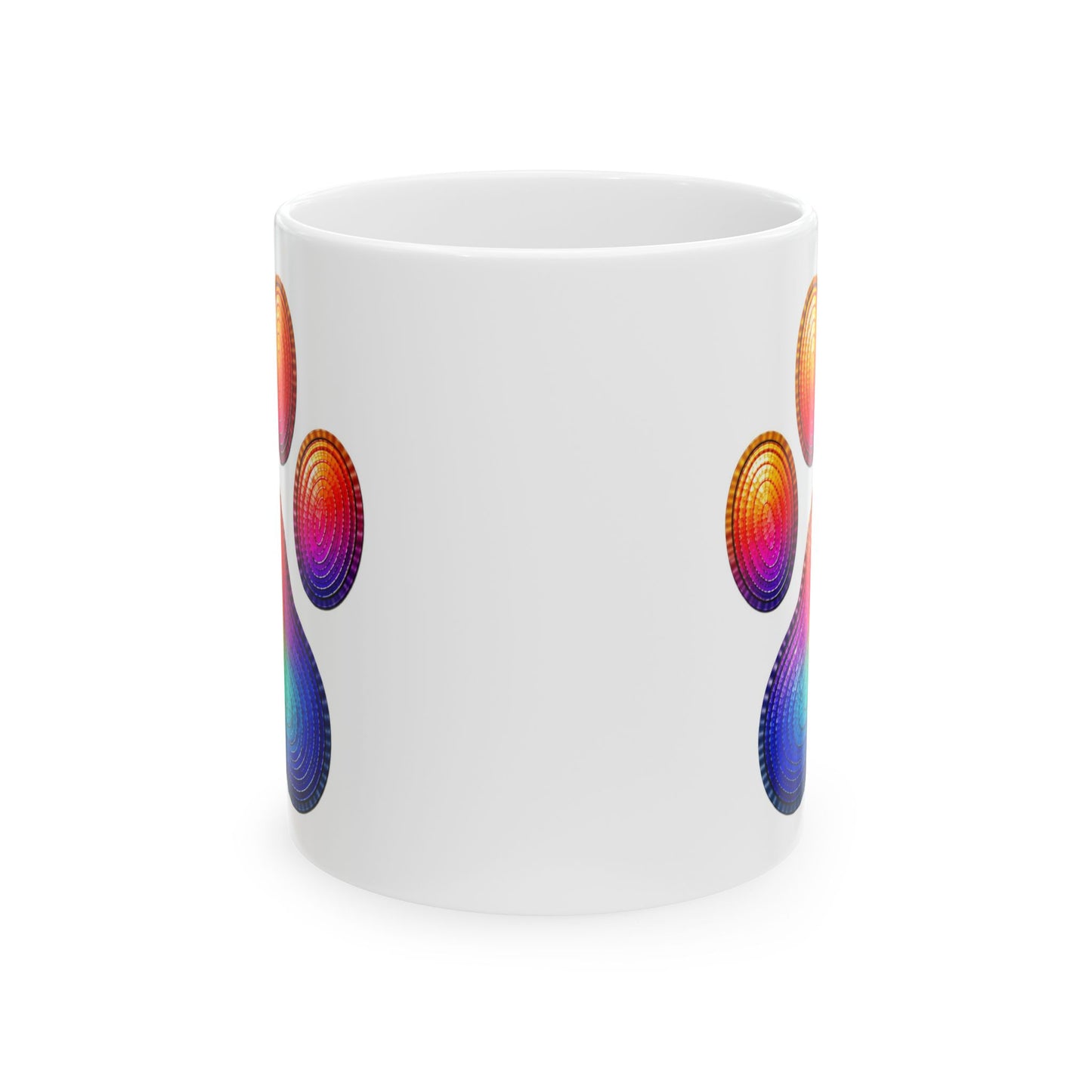 Good Vibes Paw Mug | Ceramic Coffee Mug 11oz. | 15oz.
