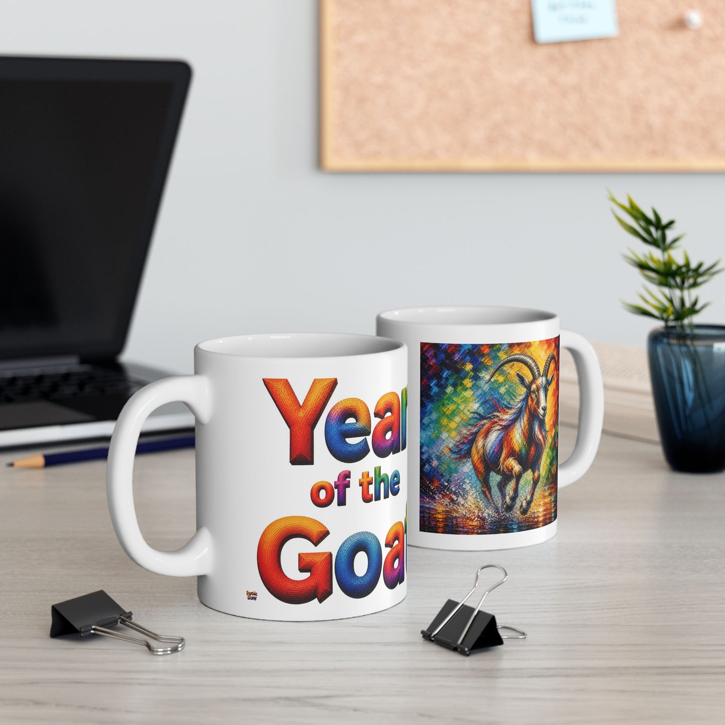 Year of the Goat Mug | Ceramic Coffee Mug 11oz. | 15oz.
