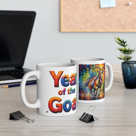 Year of the Goat Mug | Ceramic Coffee Mug 11oz. | 15oz.