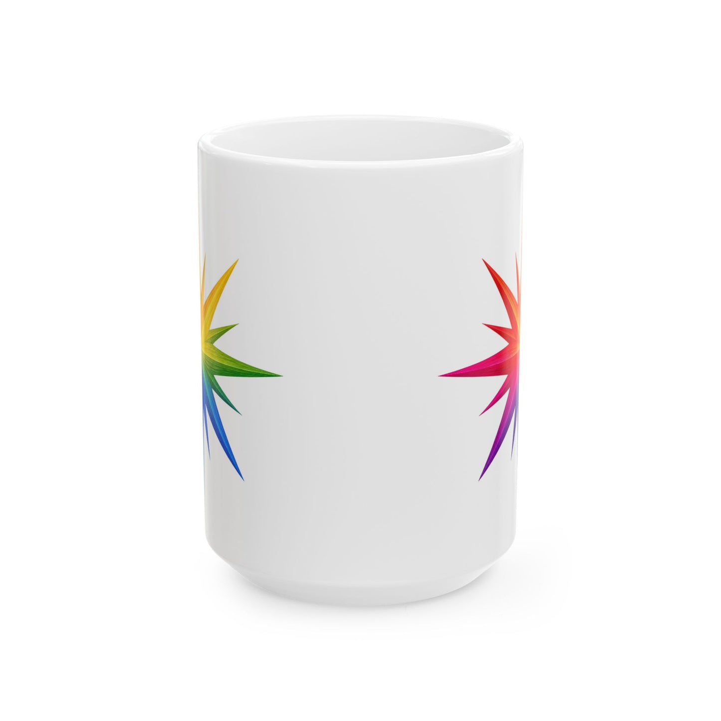 Good Vibes Bright Starburst Mug | Ceramic Coffee Mug 11oz. | 15oz.