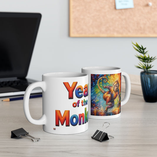 Year of the Monkey Mug | Ceramic Coffee Mug 11oz. | 15oz.
