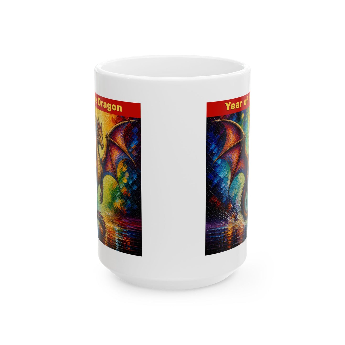Eastern Year of the Dragon Mug | Ceramic Coffee Mug 11oz. | 15oz.
