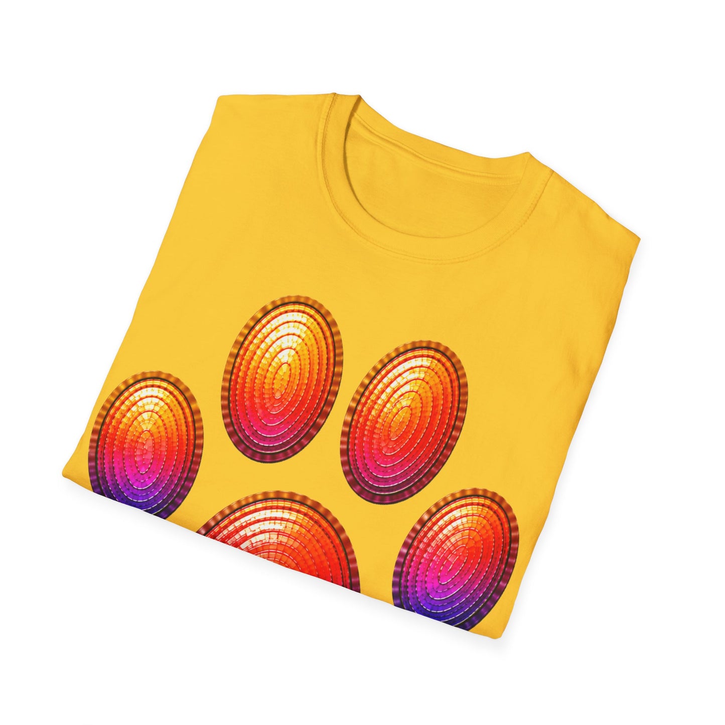 Good Vibes Paw Print T-Shirt | 13 Colors | S - 3XL