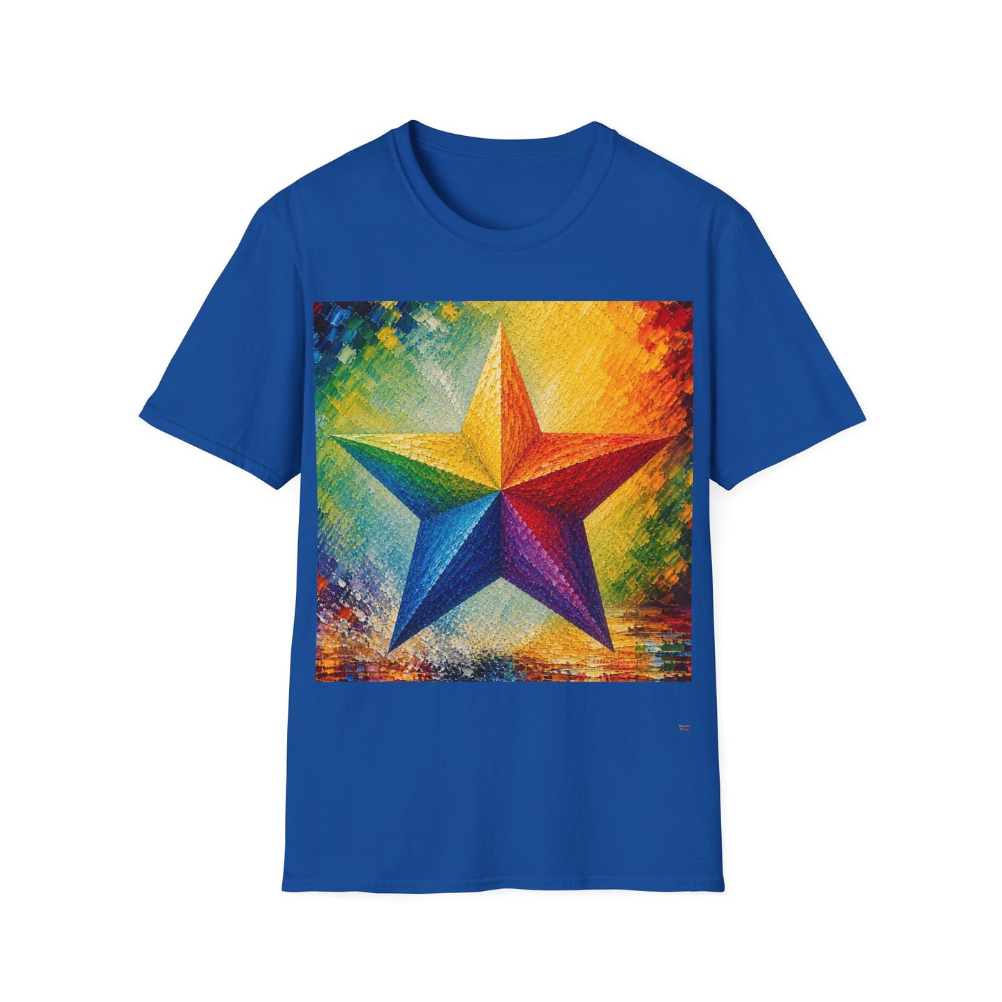 Good Vibes Painted Star T-Shirt | 13 Colors | S - 3XL