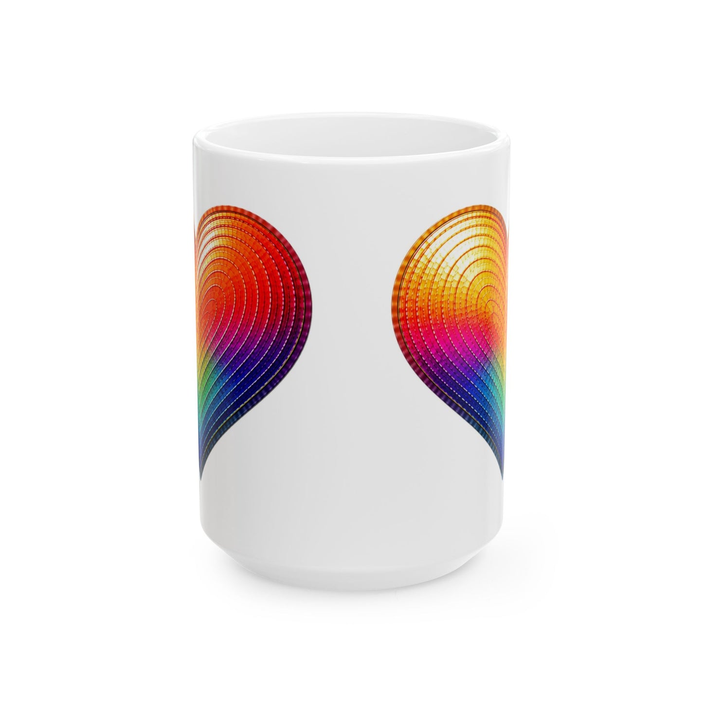 Good Vibes Heart Mug | Ceramic Coffee Mug 11oz. | 15oz.