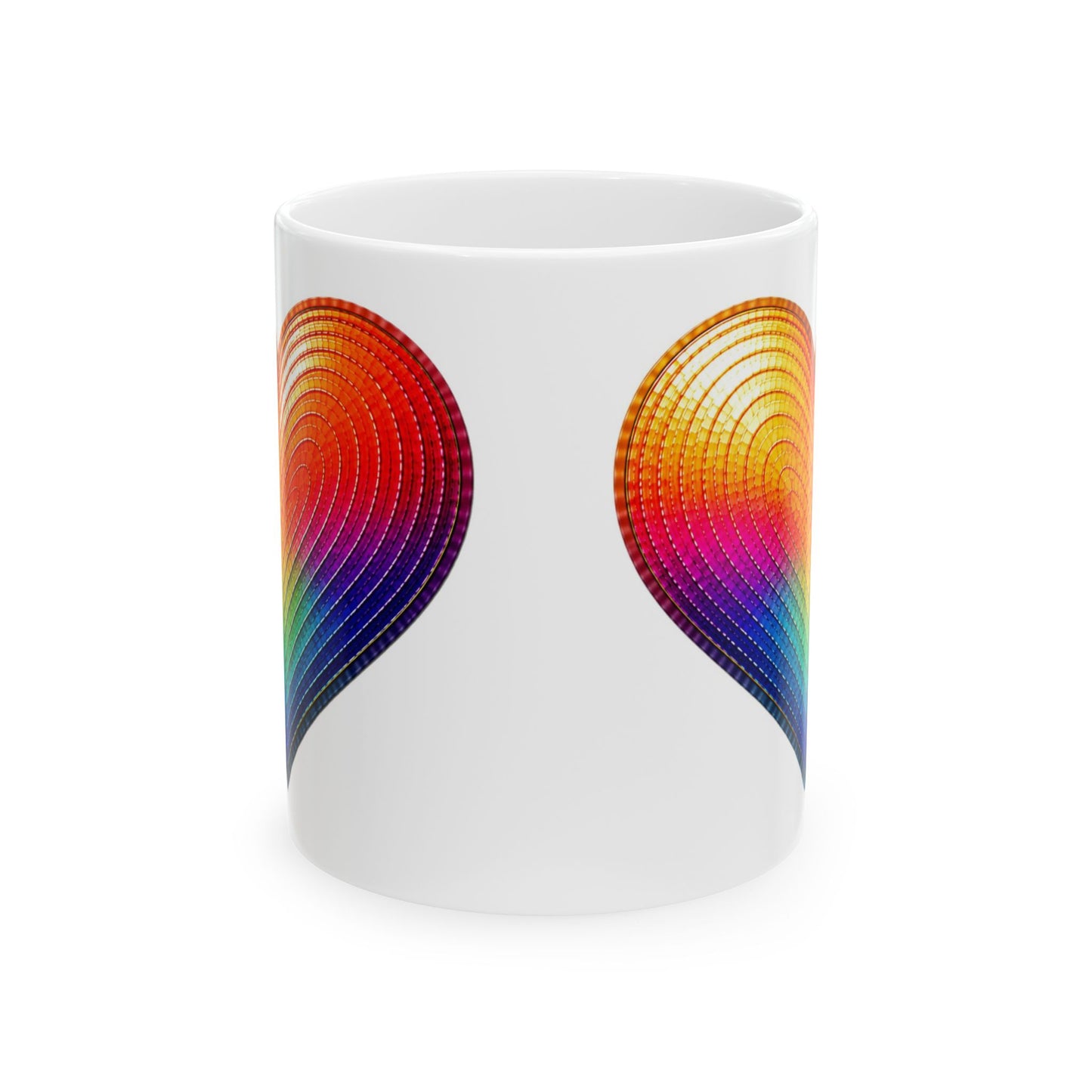 Good Vibes Heart Mug | Ceramic Coffee Mug 11oz. | 15oz.