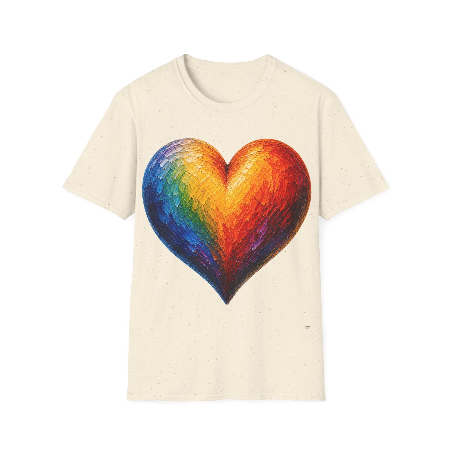Good Vibes Painted Heart T-Shirt | 13 Colors | S - 3XL