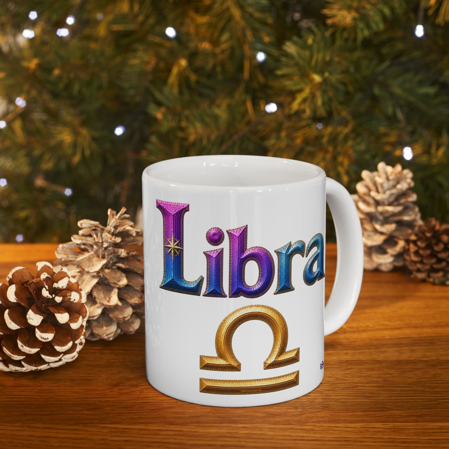 Libra Zodiac Mug | Ceramic Coffee Mug 11oz. | 15oz.
