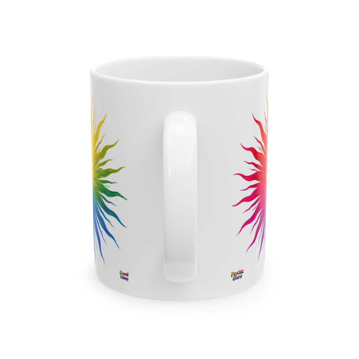 Good Vibes Bright Sun Mug | Ceramic Coffee Mug 11oz. | 15oz.