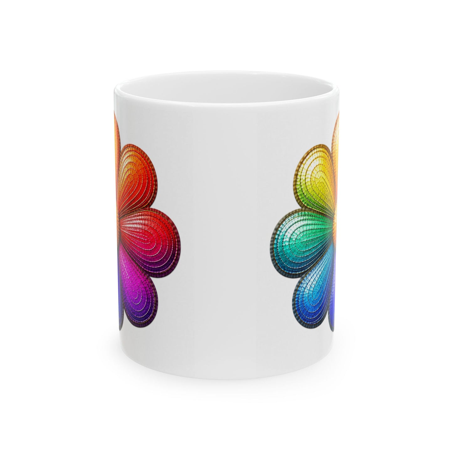 Good Vibes Flower Mug | Ceramic Coffee Mug 11oz. | 15oz.