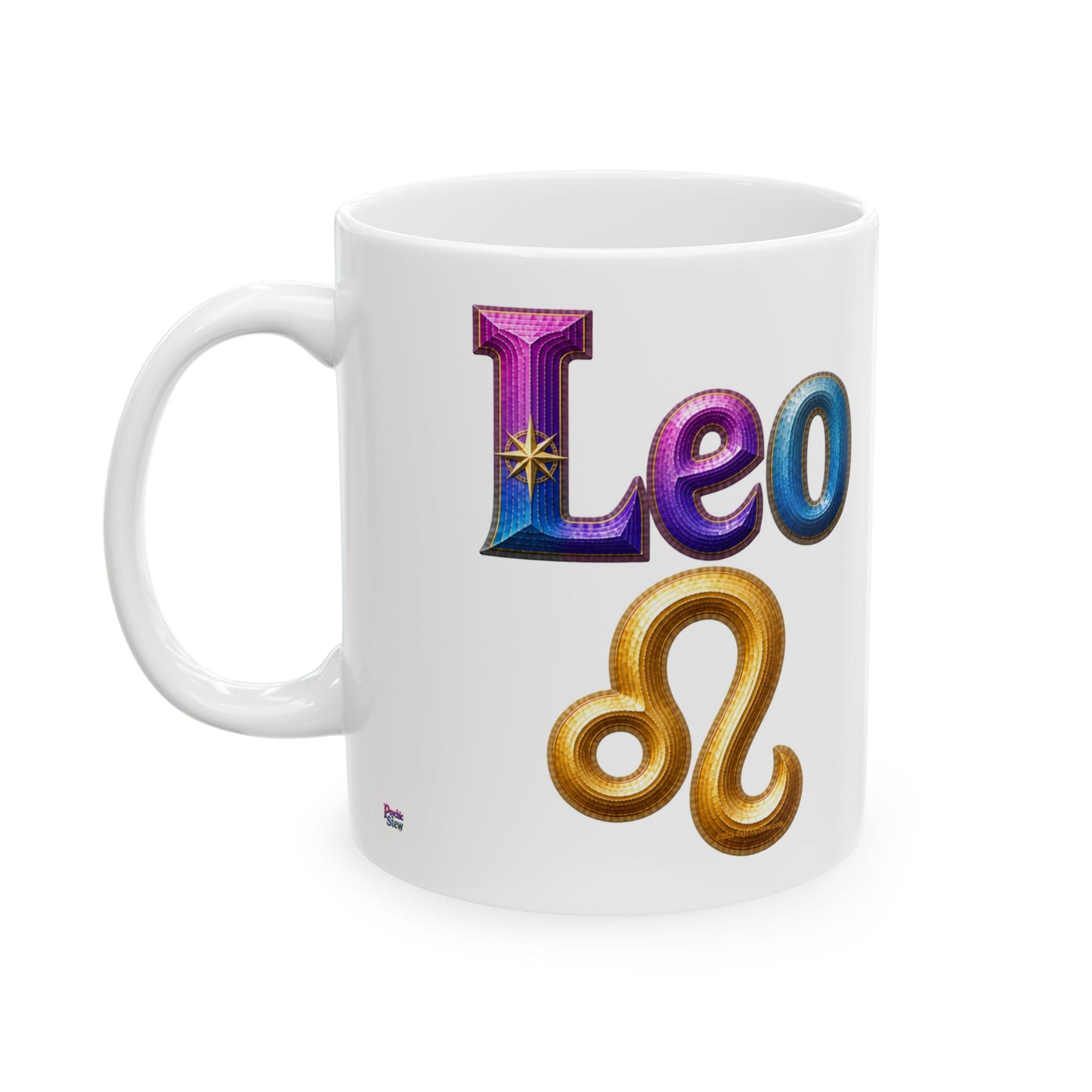 Leo Zodiac Mug | Ceramic Coffee Mug 11oz. | 15oz.