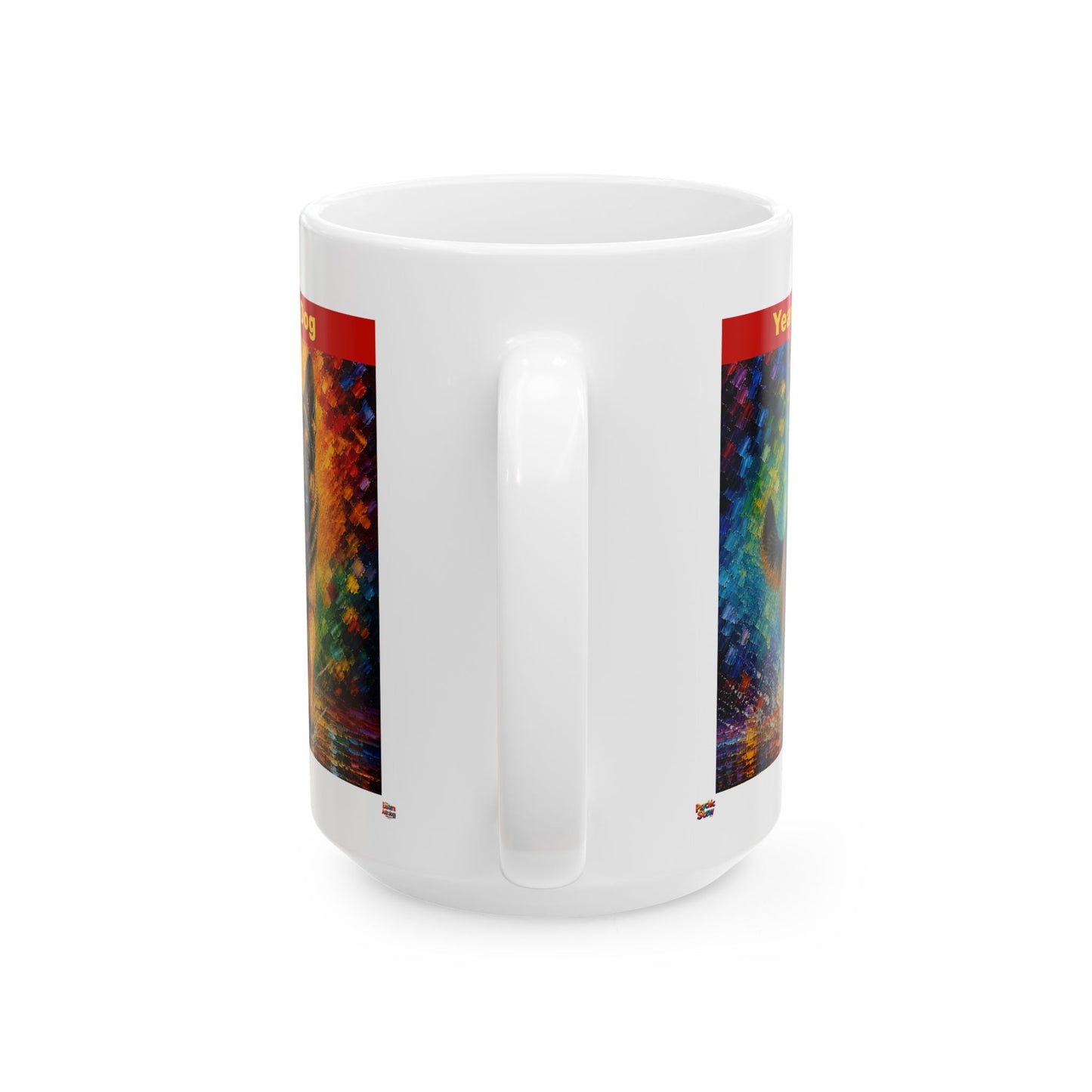 Eastern Year of the Dog Mug | Ceramic Coffee Mug 11oz. | 15oz.