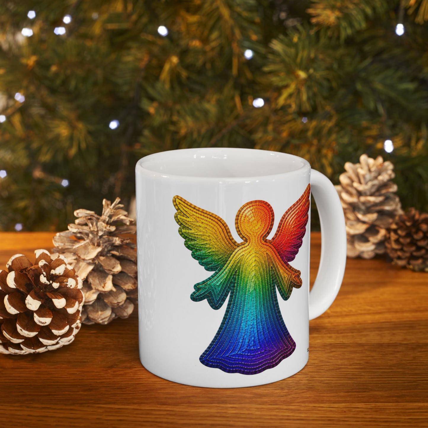 Good Vibes Angel Mug | Ceramic Coffee Mug 11oz. | 15oz.