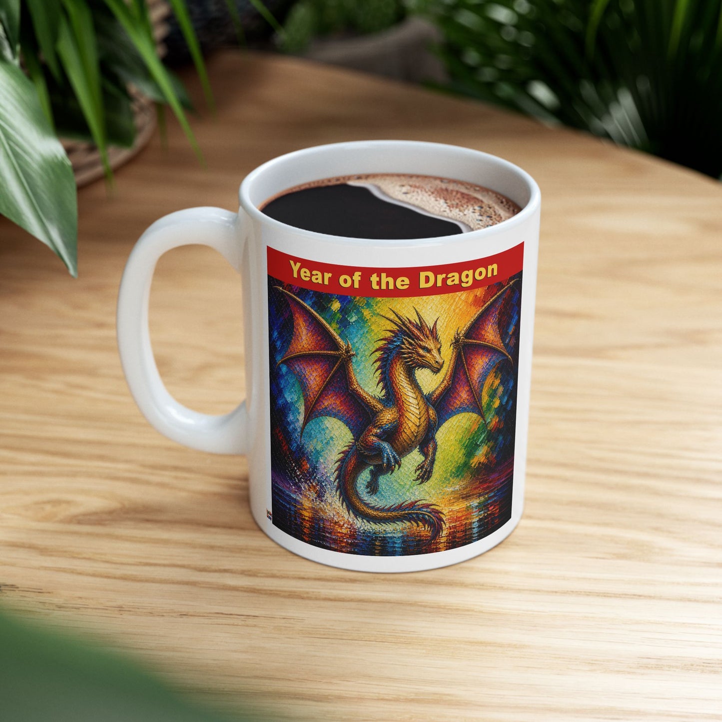 Eastern Year of the Dragon Mug | Ceramic Coffee Mug 11oz. | 15oz.