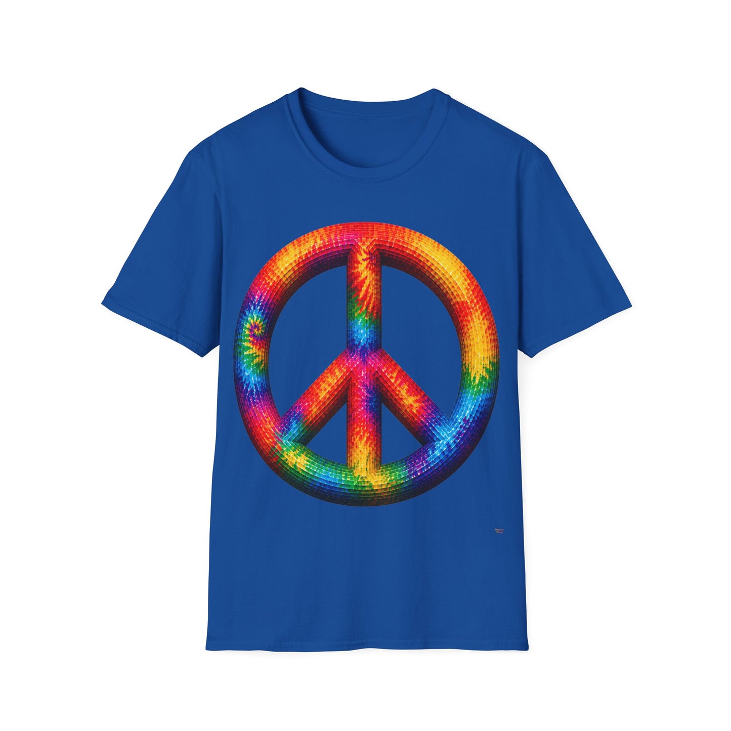 Good Vibes Tie-Dye Peace T-Shirt | 13 Colors | S - 3XL