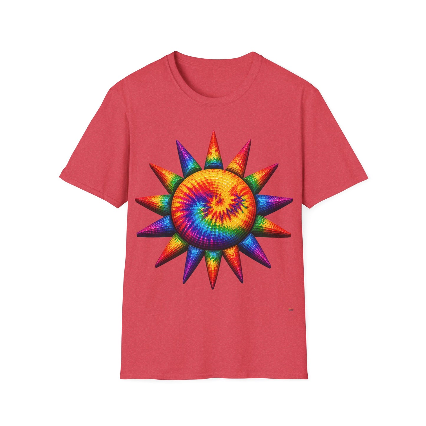Good Vibes Tie-Dye Sun T-Shirt | 13 Colors | S - 3XL
