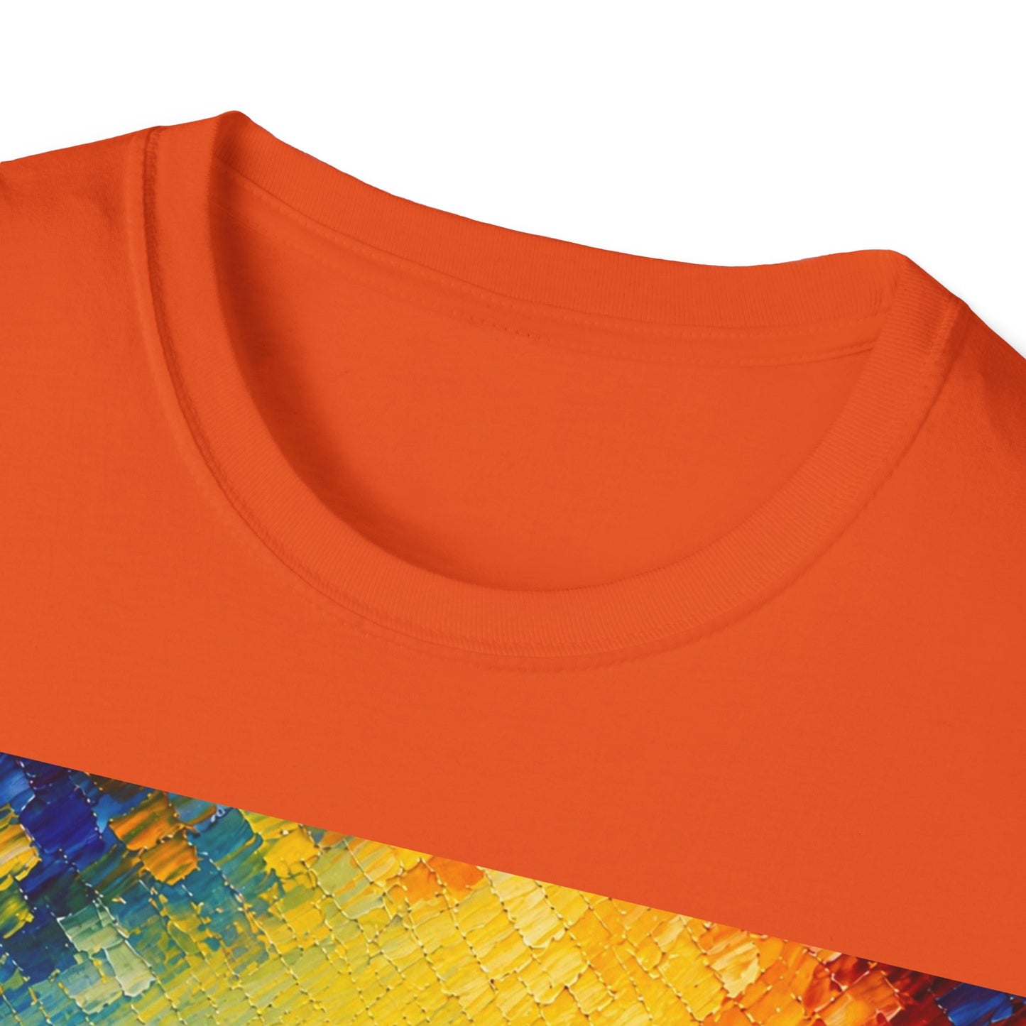 Good Vibes Painted Rainbow T-Shirt | 13 Colors | S - 3XL