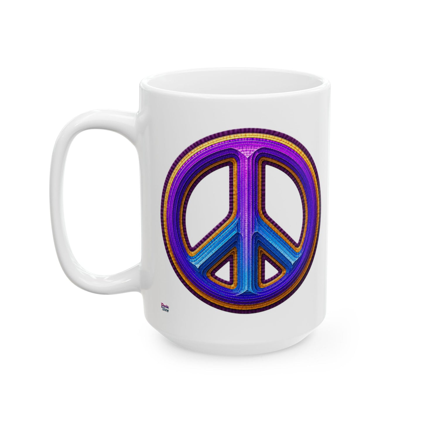 Zodiac 3D Peace Mug | Ceramic Coffee Mug 11oz. | 15oz.