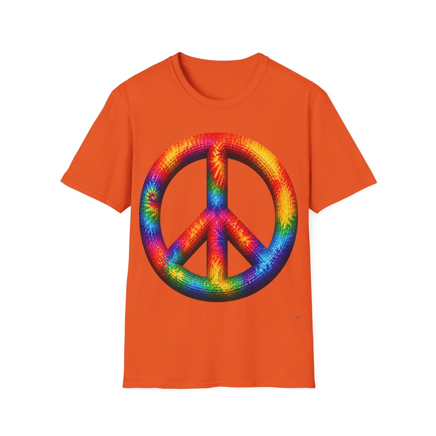 Good Vibes Tie-Dye Peace T-Shirt | 13 Colors | S - 3XL