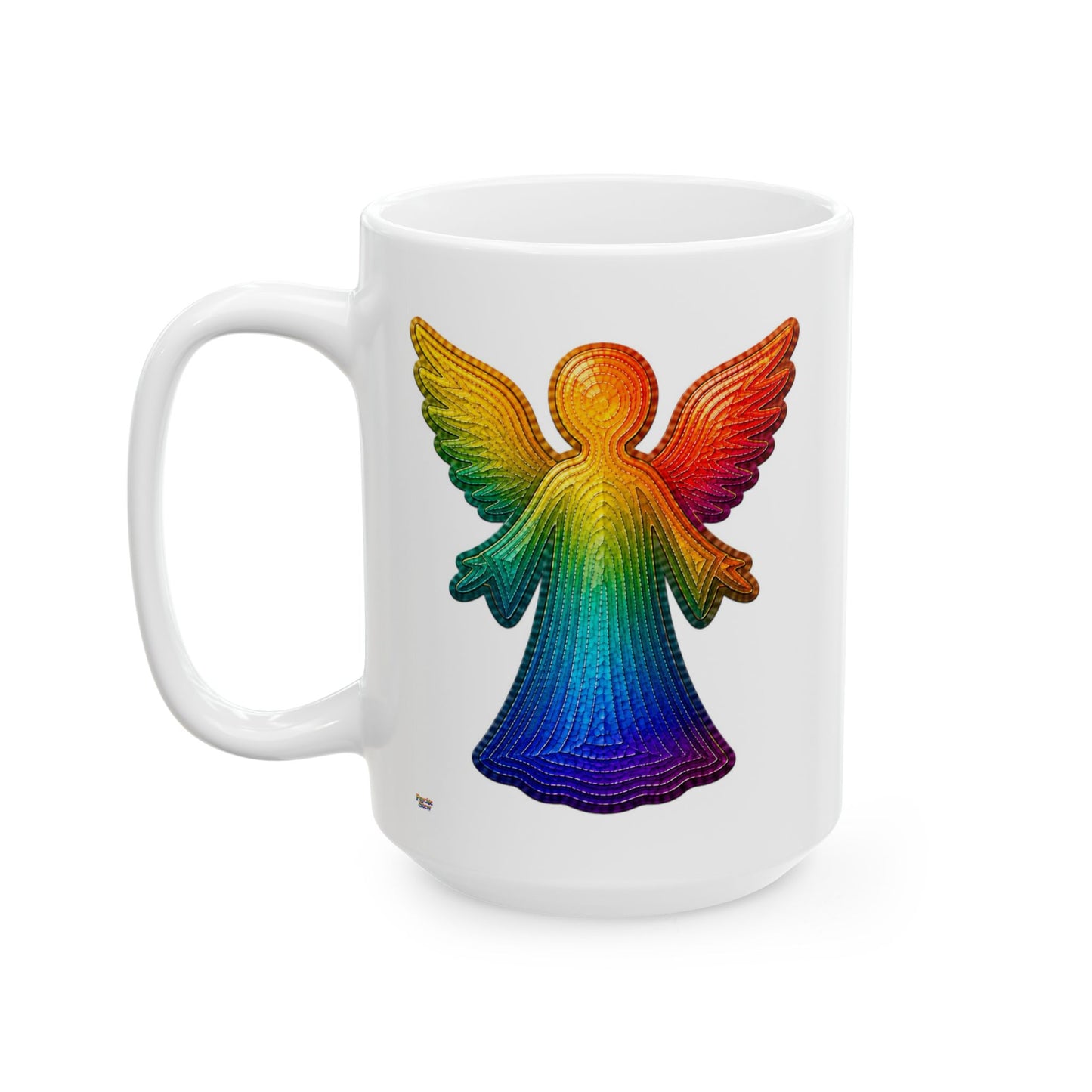 Good Vibes Angel Mug | Ceramic Coffee Mug 11oz. | 15oz.