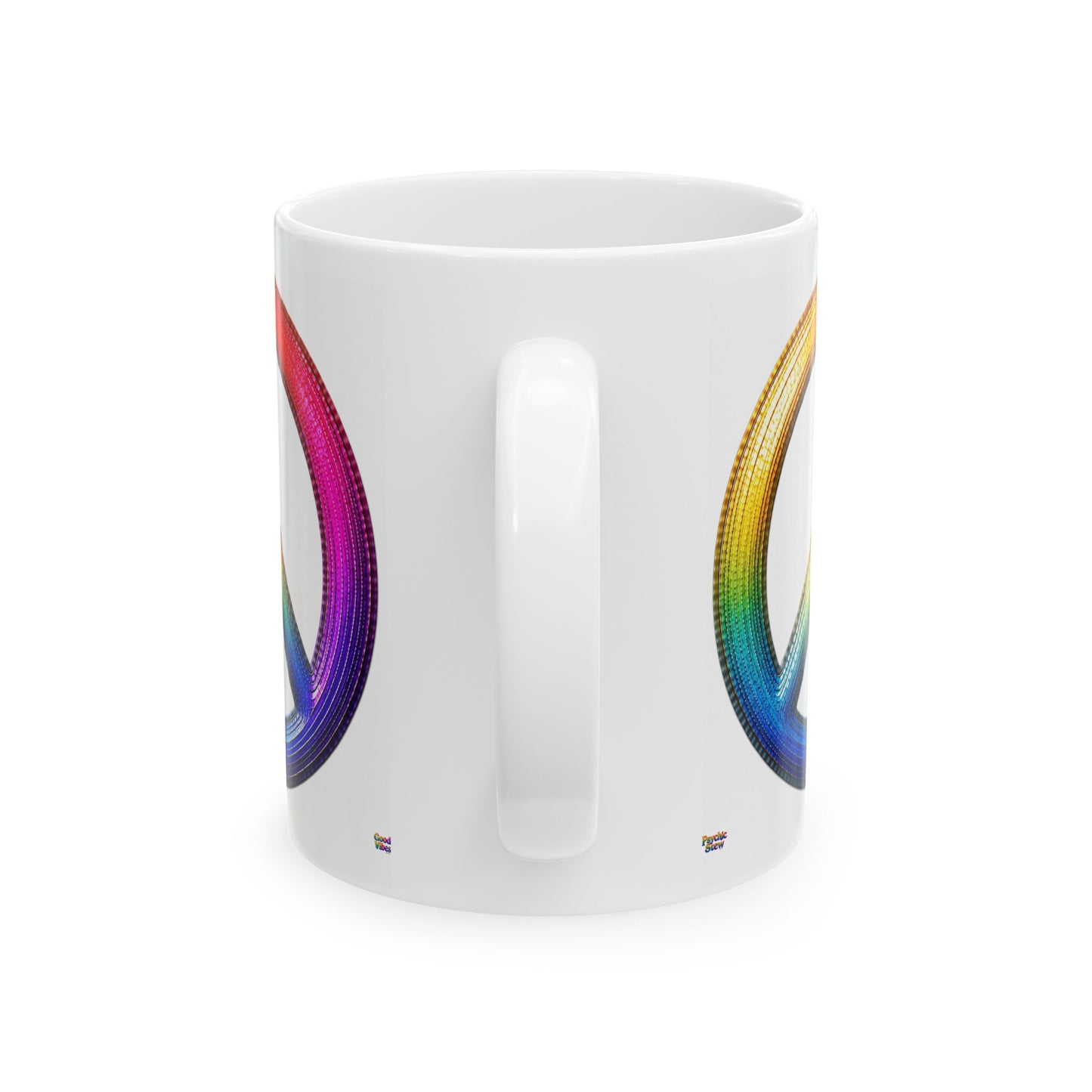 Good Vibes Peace Mug | Ceramic Coffee Mug 11oz. | 15oz.