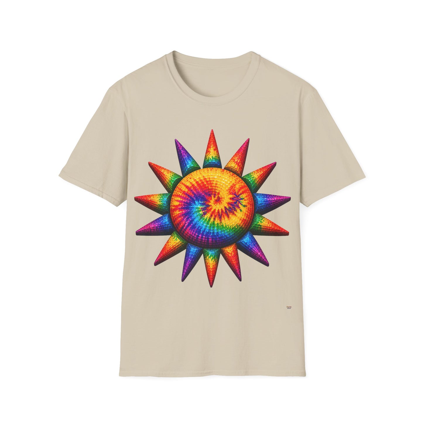 Good Vibes Tie-Dye Sun T-Shirt | 13 Colors | S - 3XL